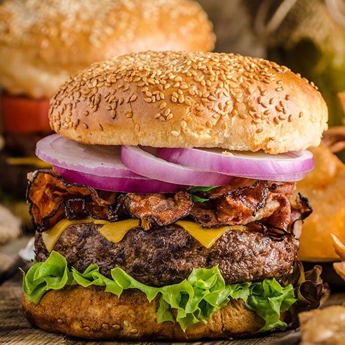 Burger N Bites app mockup